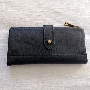 Fossil wallet, leather EUC
